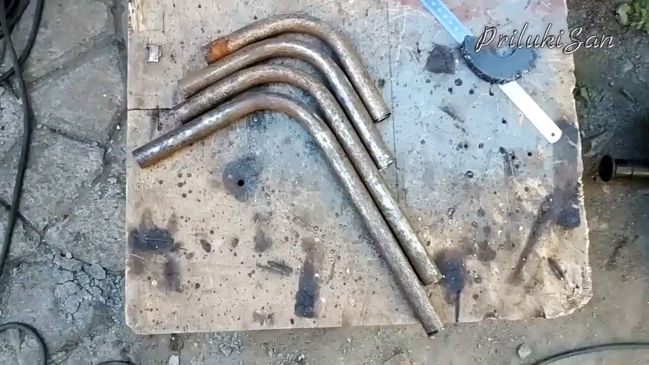 Как сделать ручной трубогиб из старого подшипника и отрезка трубы