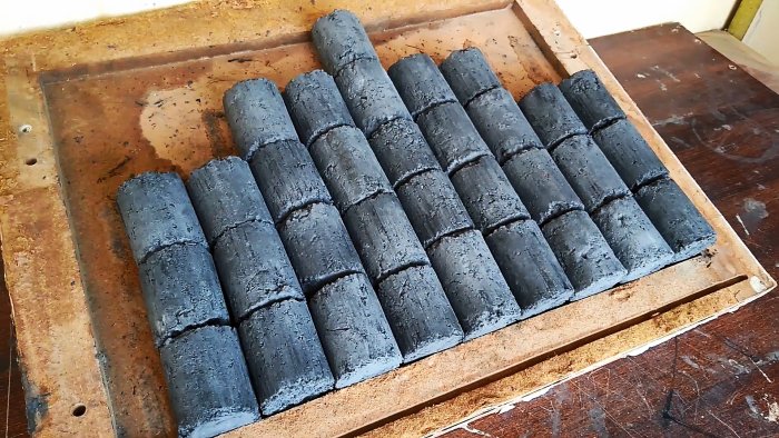 Как сделать долгоиграющие брикеты из древесного угля