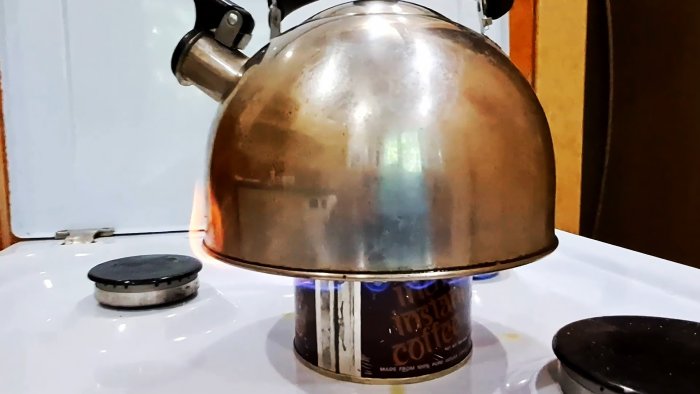 Как сделать горелку для обогрева и приготовления пищи из консервной банки