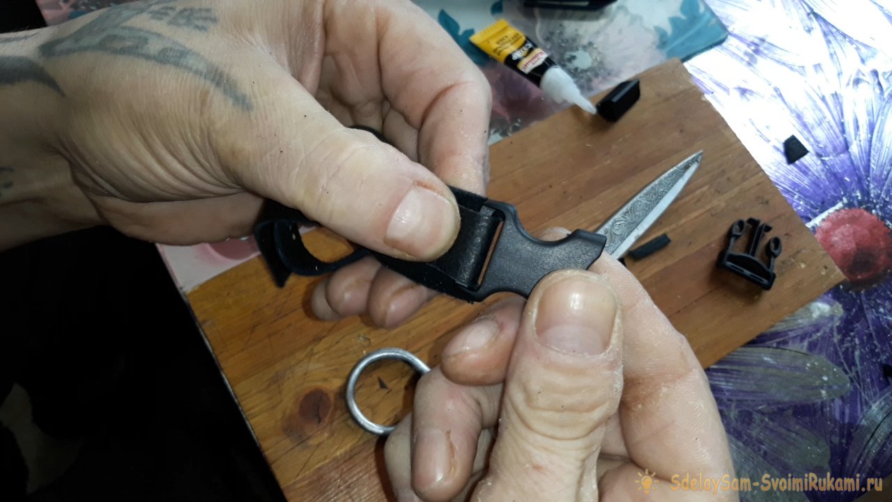 Как сделать подвесной чехол для карманного ножа