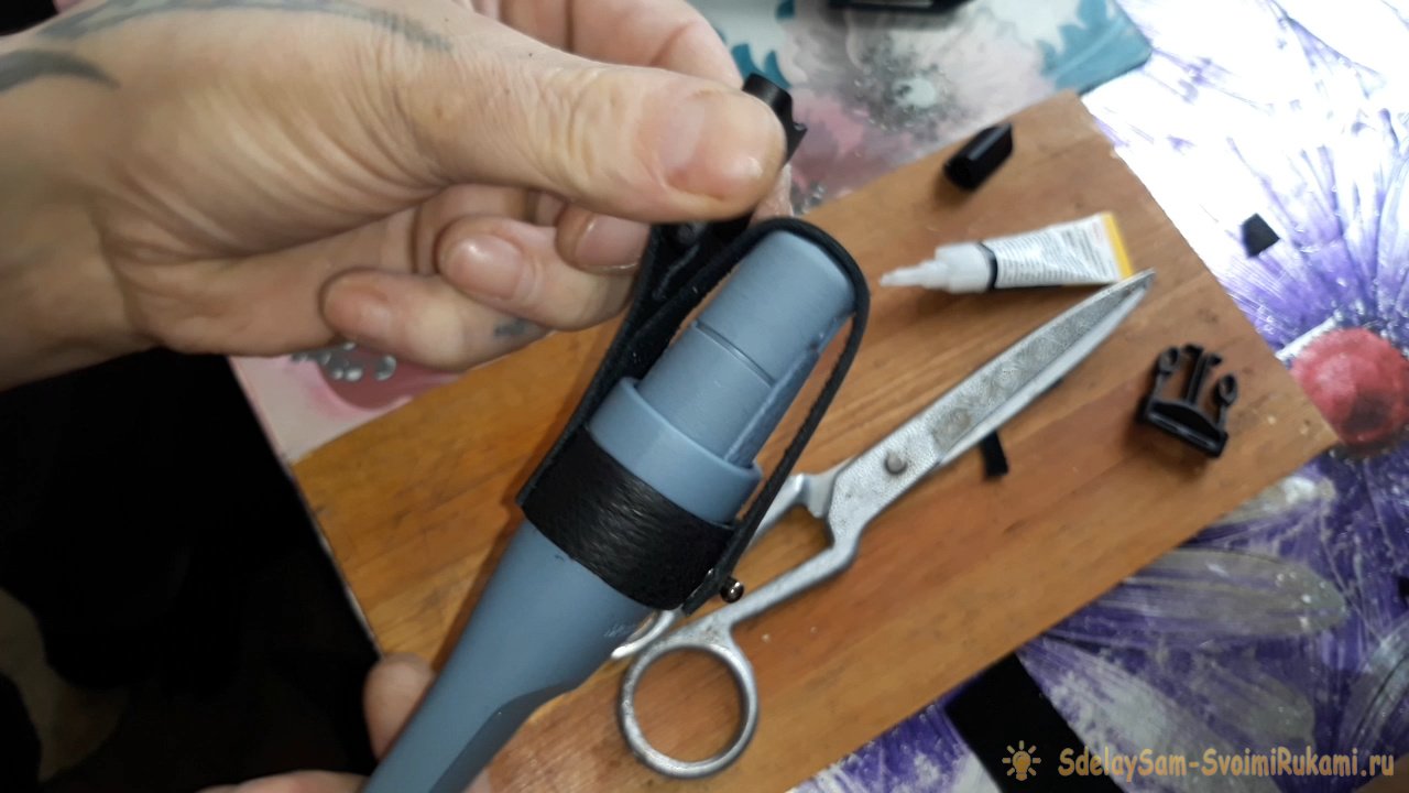 Как сделать подвесной чехол для карманного ножа