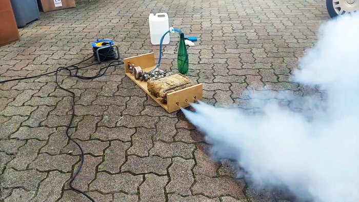 Как сделать мощную дым-машину