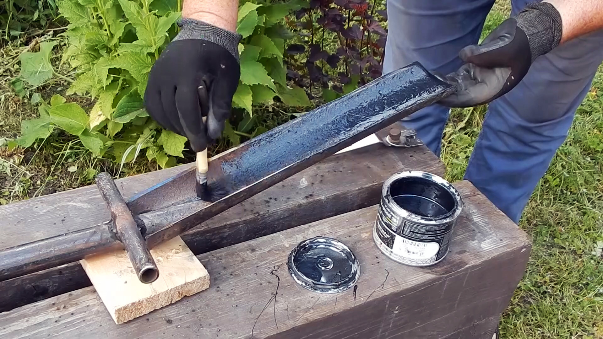Как сделать траншейную лопату из хлама. Быстрое рытье траншей обеспечено
