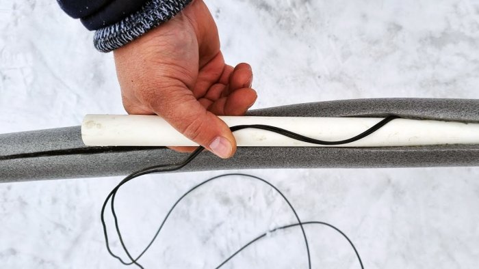 Как отогреть трубу и как сделать греющий кабель за копейки