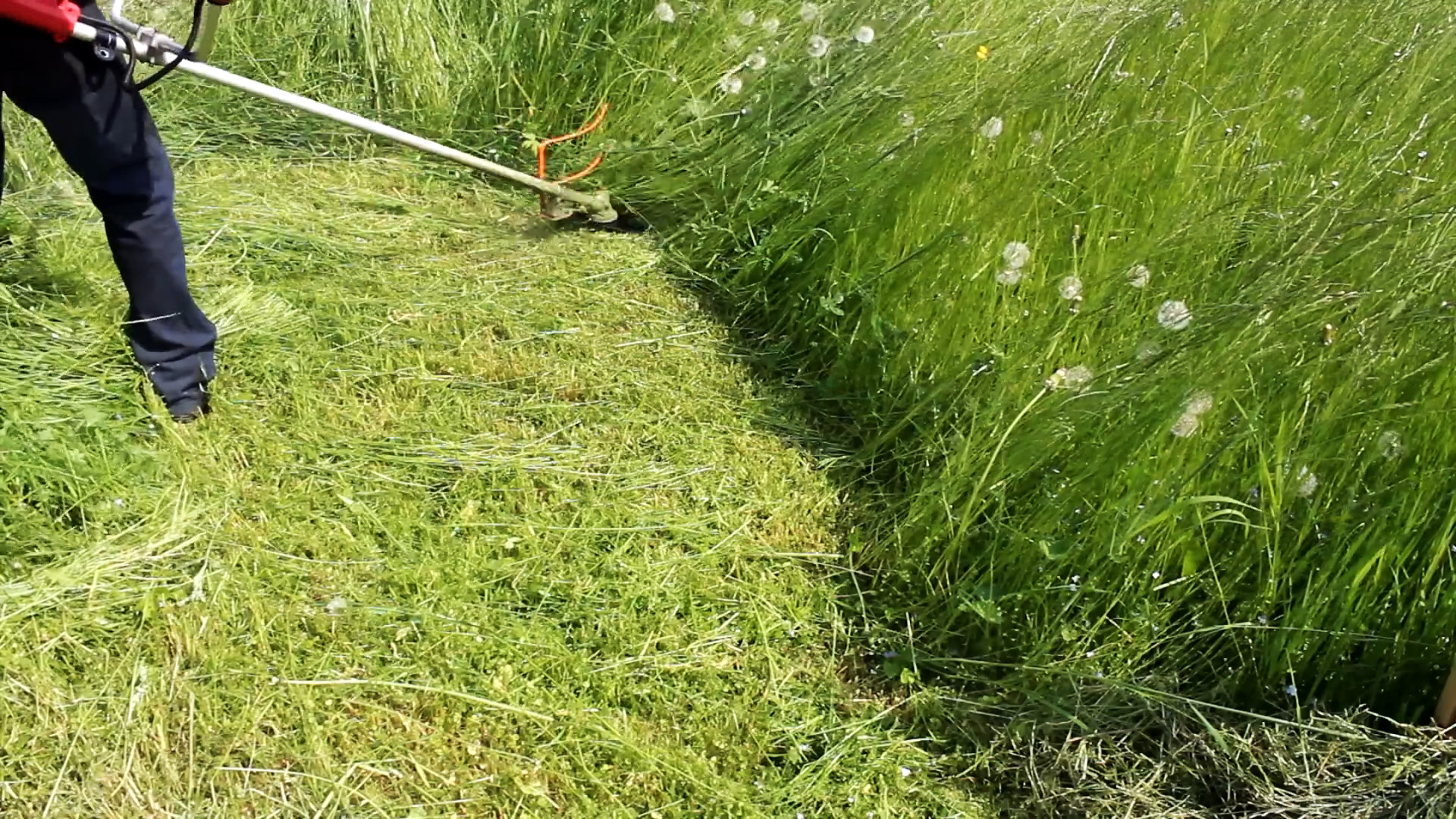 Насадка для кошения высокой травы триммером