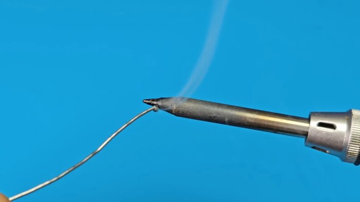 Домашний химический способ восстановить необгораемое жало паяльника