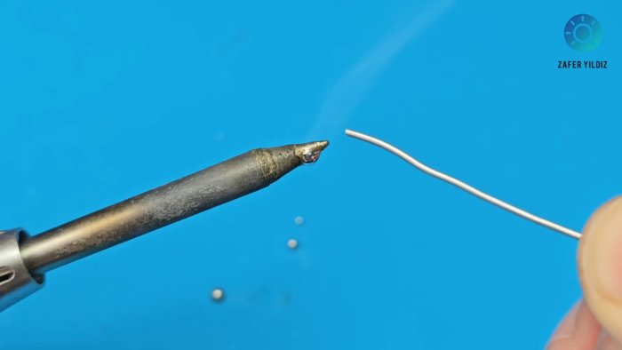 Домашний химический способ восстановить необгораемое жало паяльника