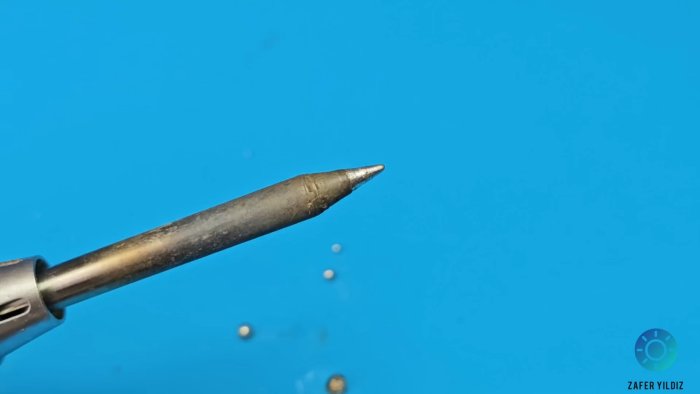 Домашний химический способ восстановить необгораемое жало паяльника