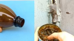 Как ПЭТ бутылка может помочь смазать двери или ворота