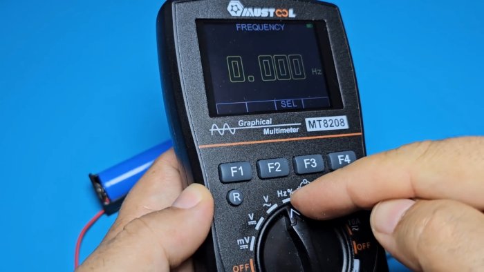 Как при помощи мультиметра измерить обороты вала двигателя