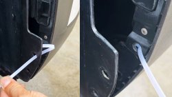 Обычная стяжка вместо клипсы на авто. Полезный лайфхак