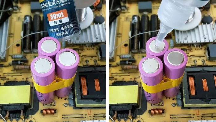 Лайфхаки по пайке литий-ионных аккумуляторов 18650