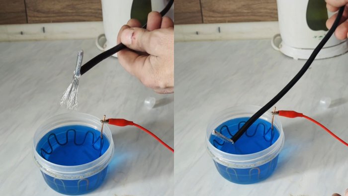 Электрохимический способ пайки алюминия