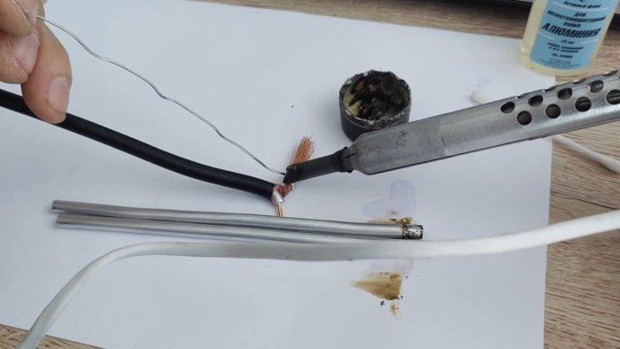 Электрохимический способ пайки алюминия