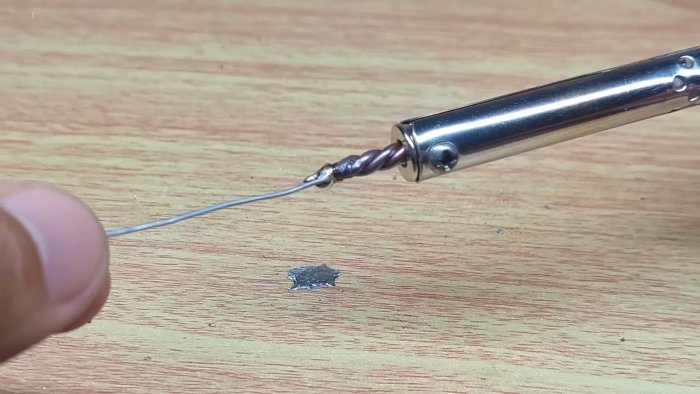 Как быстро сделать жало для паяльника из того что есть под рукой