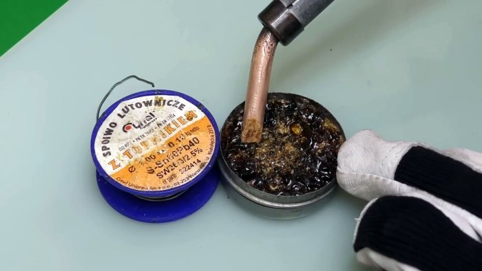 Как легко залудить паяльник