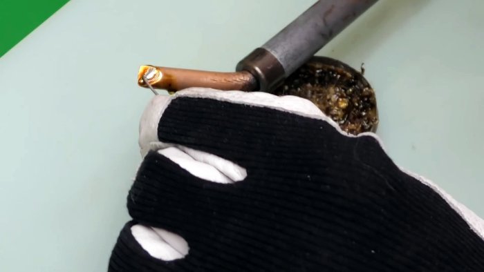 Как легко залудить паяльник