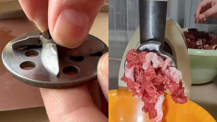 Как наточить решетку и нож мясорубки