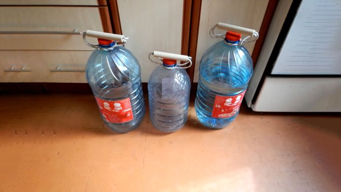 Как сделать надежную ручку для ПЭТ бутылки