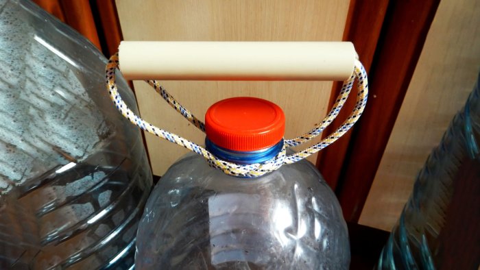 Как сделать надежную ручку для ПЭТ бутылки