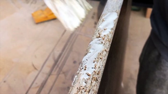 Как защитить кромки ЛДСП от влаги Клейка кромки утюгом