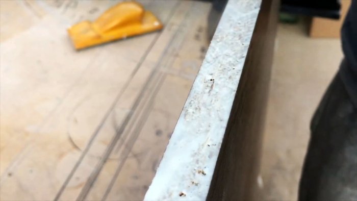 Как защитить кромки ЛДСП от влаги Клейка кромки утюгом