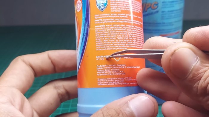 Активный флюс из бытовой химии