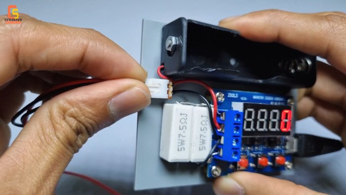 Измеритель емкости 18650 аккумуляторов на модуле