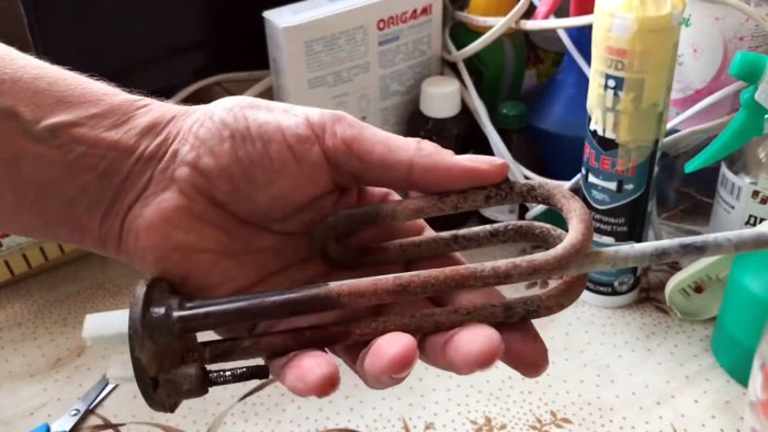 Как очистить ТЭН от накипи