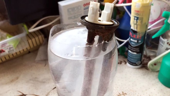 Как очистить ТЭН от накипи