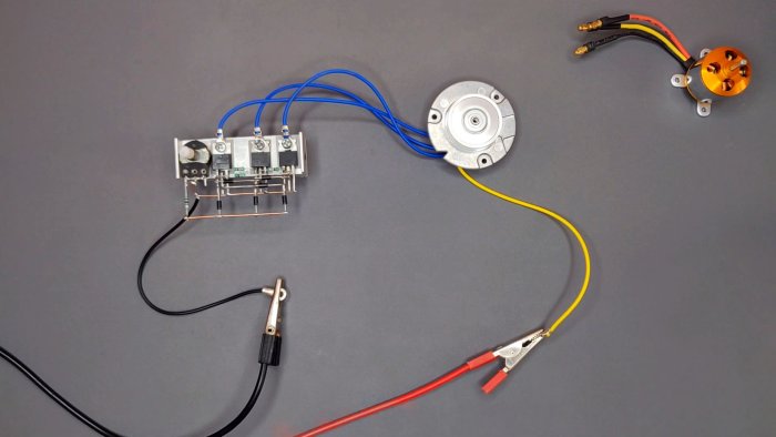 Как собрать простой драйвер для бесщеточного двигателя