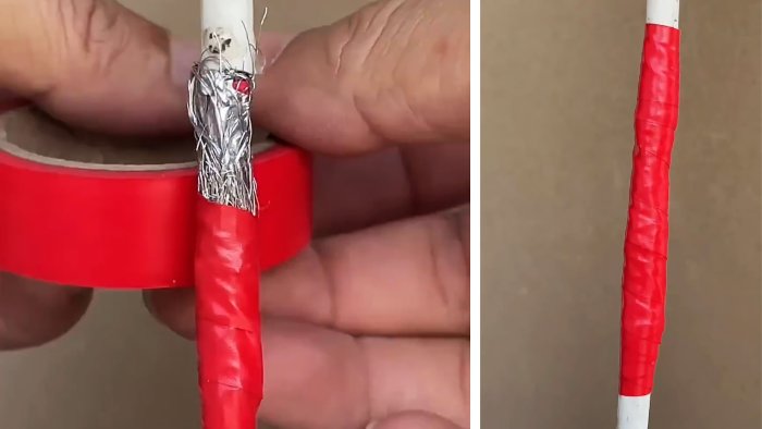 Как соединить экранированный кабель без соединителя муфты