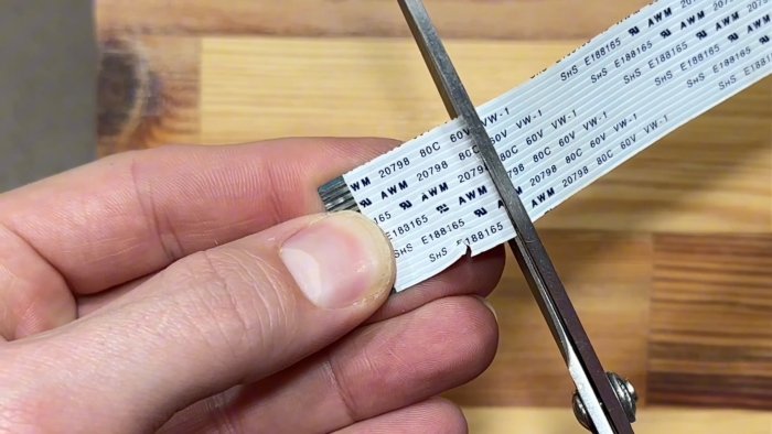 Как зачистить и восстановить гибкий шлейф