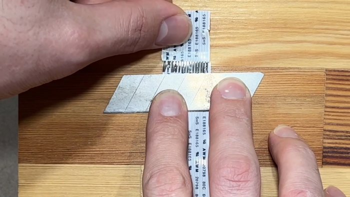 Как зачистить и восстановить гибкий шлейф