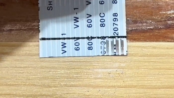 Как зачистить и восстановить гибкий шлейф