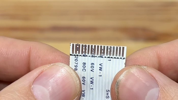 Как зачистить и восстановить гибкий шлейф