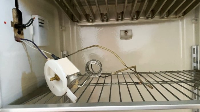 Как заменить термостат в холодильнике на цифровое термореле