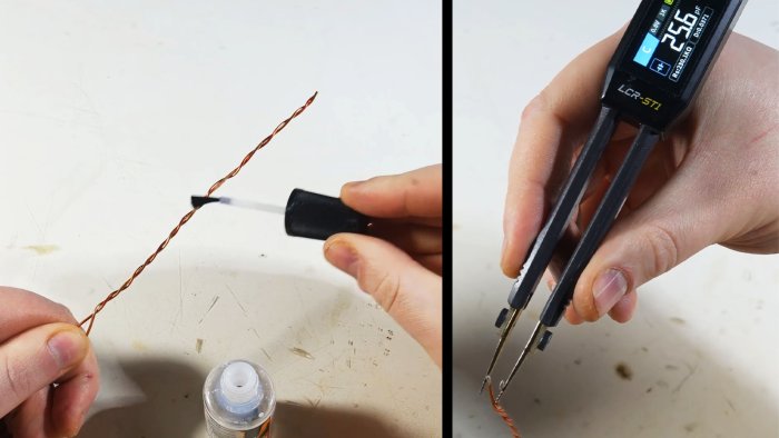 Самодельные конденсаторы малой ёмкости