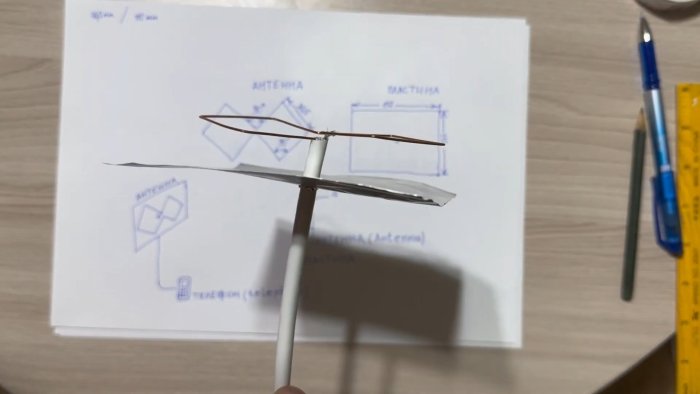 Как сделать антенну для телефона