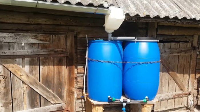 Как установить кран в бочку