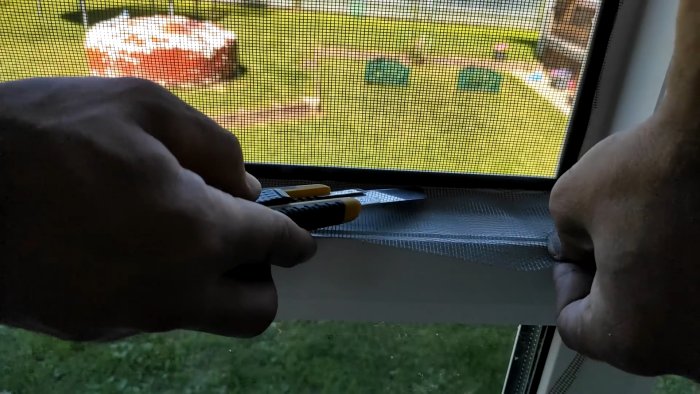 Москитная сетка своими руками установка без рамки и сверления окон