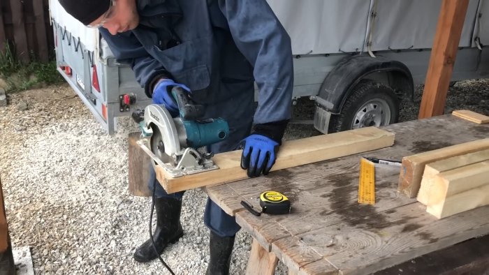 Складные козлы своими руками