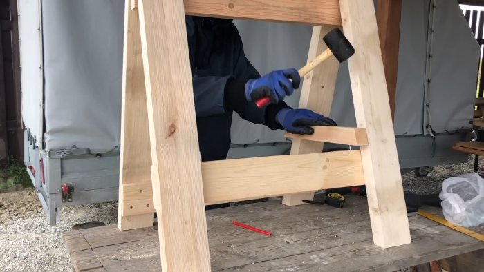 Складные козлы своими руками