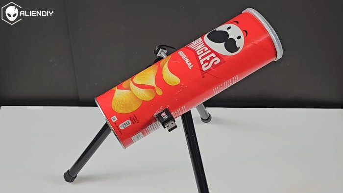 Дальнобойная Wi-Fi антенна из банки чипсов Pringles
