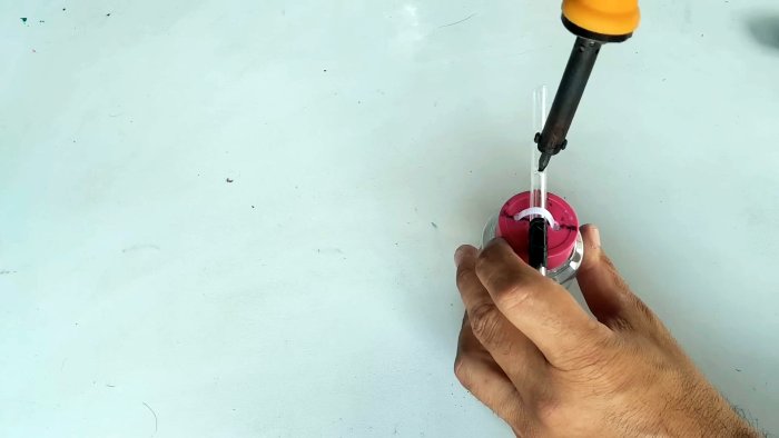 Как сделать краскопульт из ручки