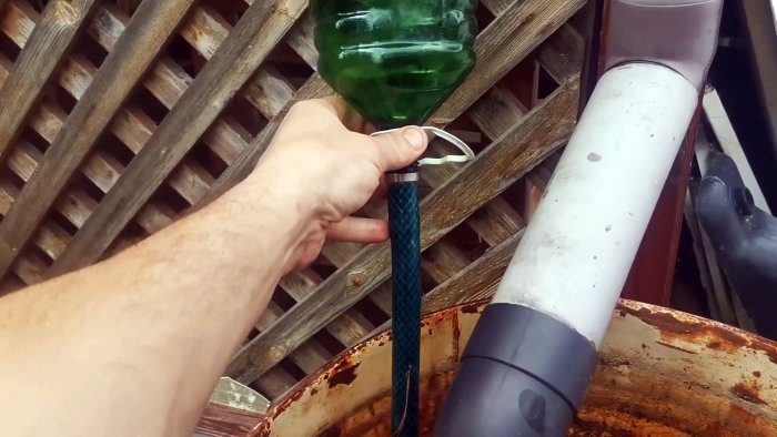Полив из бочки без насоса