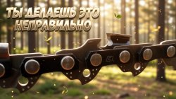 Как легко заточить цепь бензопилы до заводской остроты