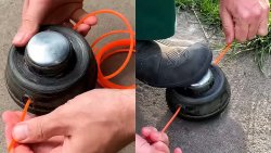 2 способа намотать леску на катушку триммера