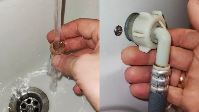 Стиралка плохо набирает воду Чистим фильтр
