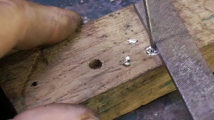 Лучший способ сделать бобышку на тросик